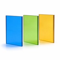 Verre de sécurité feuilleté teinté coloré 6mm 8mm 10mm avec intercouche PVB Bronze Gris Bleu Fournisseur en gros d'usine