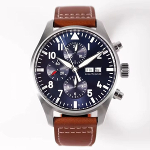 Montre mécanique de luxe étanche 43 mm, mouvement ZF 7750, chronographe, montre pilote, montre classique - Product Image 5
