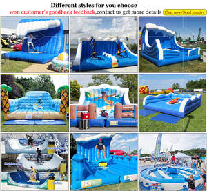 Machine gonflable de <span class=keywords><strong>Surf</strong></span> <span class=keywords><strong>Rodeo</strong></span>, jouet d'extérieur, simulateur avec matelas, bon marché, - Product Image 5