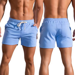 Shorts de sport en coton OEM pour hommes, confortables, style athlétique français, pour la gym, et t-shirts personnalisés pour hommes - Product Image 4