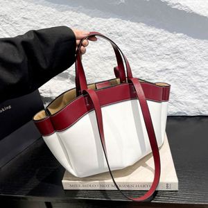 Conjunto de 2 Piezas de Alta Gama, Bolso Tote para Viajar, Bolso de Hombro para Mujer, Color en Contraste, Bolsos de Mano de Cuero PU Suave con Bolsa Adicional - Product Image 2