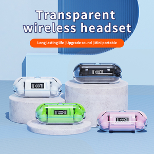 Usine TM20 Son transparent HD TWS Écouteurs sans fil BT5.3 Casque ENC étanche Son HiFi Affichage d'appel HD Type-C In-<span class=keywords><strong>Ea</strong></span> - Product Image 2