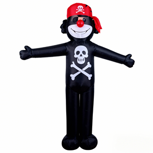 Robot gonflable géant d'extérieur en nylon imperméable, modèle d'arche de football, design de dessin animé ondulant, avec pompe à air électrique pour fête - Product Image 1