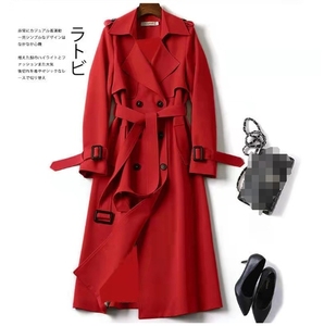Nuovi Arrivi OEM: Elegante <span class=keywords><strong>Trench</strong></span> Coat da Donna, Stile Lungo, <span class=keywords><strong>Taglie</strong></span> Grandi, per Autunno e Inverno - Product Image 4
