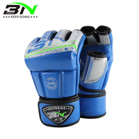Guantes de Boxeo BN MMA de Cuero PU con Cierre de Gancho y Bucle para Hombre y Mujer