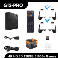 NKIWI G12 Pro Game Box 64GB 45000 + Classic Dual System Support TV Function Retro Games para PS1/PSP/N64