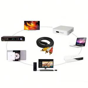 Lot de 4 adaptateurs VGA plaqués or, convertisseur DP vers VGA mâle-femelle pour ordinateur de bureau, ordinateur portable et moniteur - Product Image 6