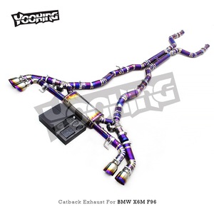 Sistema <span class=keywords><strong>de</strong></span> <span class=keywords><strong>Escape</strong></span> Valvetronic Ligero <span class=keywords><strong>de</strong></span> Titanio Personalizado para BMW X5M/X6M F95/F96 4.4TT 2020-2024 con Control Dinámico <span class=keywords><strong>de</strong></span> Válvulas - Product Image 6