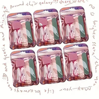 Lot de 5 kits de manucure jetables en gros : mini lime éponge, bâtonnet en bois, bande de polissage, brosse à cuticules, style court