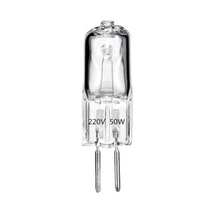 Ampoule halogène G4 220V 50W, verre transparent, lampe capsule Par30, 2700K blanc chaud doux, culot E27, 2700lm CRI90, pour décoration - Product Image 1