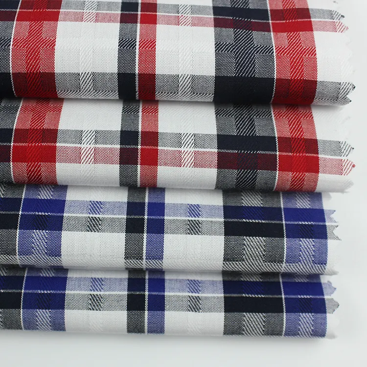 Tissu jacquard en coton coloré pour hommes, 100%, textile avec fils, nouvelle collection
