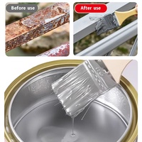 Peinture industrielle métallique or et argent pour la rénovation du fer forgé, de l'acier et des carreaux, application au pinceau, antirouille