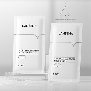 Parches Nasales de Aloe <span class=keywords><strong>LANBENA</strong></span> para Eliminar Puntos Negros, Tiras Hidratantes para Poros de la Nariz, Adhesivos para Puntos Negros, Mascarilla Nasal - Product Image 1