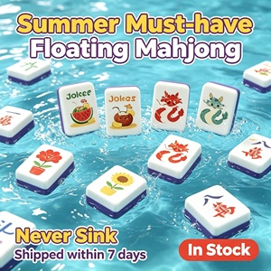 Set Mahjong Galleggiante <span class=keywords><strong>per</strong></span> Piscina, Accessorio <span class=keywords><strong>per</strong></span> Resort di Lusso, <span class=keywords><strong>per</strong></span> Attività Sociali degli Ospiti con Tessere in EVA - Product Image 1