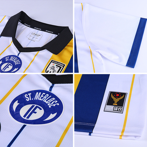 Maglia da Calcio Retrò Personalizzata all'Ingrosso con Colletto a Polo Oversize, Produttore di Uniformi da Squadra Stampate in Sublimazione - Product Image 3
