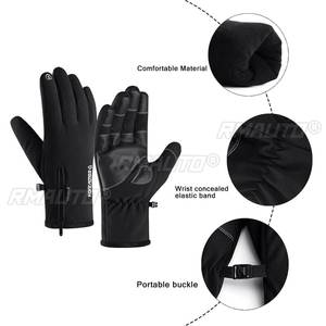 Motorcycle <b>Gloves</b> Driving Riding Winter Thermal Warm <b>Gloves</b> Windproof Anti-slip <b>Touch</b> <b>Screen</b> <b>Gloves</b> Universal - Product Image 1