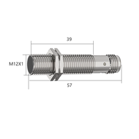 Capteur de proximité inductif industriel M12 longue portée 8 mm NPN PNP SUS étanche CE