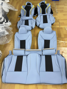 Housses de siège auto personnalisées au <span class=keywords><strong>prix</strong></span> d'usine pour <span class=keywords><strong>MINI</strong></span> <span class=keywords><strong>Cooper</strong></span> F56 R56 F55, ensemble avant et arrière, livraison rapide - Product Image 1