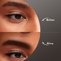 Teinture pour sourcils au henné noir semi-permanent 15ml*2, couleur longue durée, crème colorante naturelle pour cheveux, sans ammoniaque, formule à base de plantes