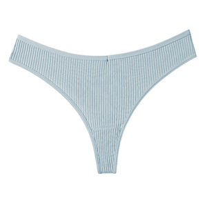 Braguitas de algodón de cintura baja de color liso para mujer, ropa interior transpirable de punto para uso diario, bragas de algodón 40S para mujer, tallas S/M/L, para las cuatro estaciones - Product Image 2
