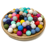 Perles en silicone de qualité alimentaire sans BPA de 12 mm pour la fabrication de stylos et accessoires, prix d'usine