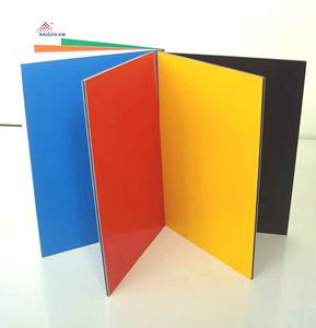 Panneau composite en alliage d'aluminium sandwich pour l'extérieur, 3 mm, 4 mm, 5 mm, haute résistance à la corrosion, couleur personnalisée, Chine - Product Image 3