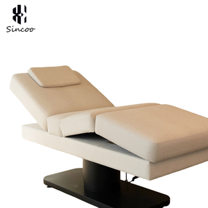 Beauty Salon Esthetician Furniture Black Base Curve Facial Bed Electric Cosmetic Eyelash Bed Luxury Spa Massage <b>Table</b> Lash Bed - Product Image 6