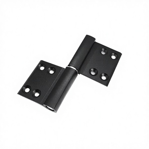 Bisagras Modernas de Cierre Suave en Forma de Bandera para Puertas Metálicas, de Aleación de Aluminio Azul y Dorado, para Puertas de Vidrio, con Giro de 360 Grados - Product Image 2