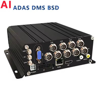 Système DVR AHD 8 canaux H.265 avec moniteur 7 pouces 1080P LTE 4G et caméra de recul pour voiture et camion