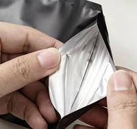 Sachet plastique transparent mat imprimé personnalisé, biodégradable, scellé sur trois côtés, avec fermeture éclair, anti-odeur, pour gelée et nouilles