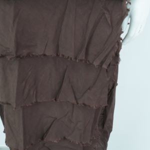 Gaun Midi Empire A-LINE elegan untuk wanita, gaun liburan kasual bersirkulasi desain lipit musim semi musim panas modis - Product Image 5