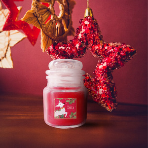 الجملة فاخر مخصص العلامة الخاصة 22oz شمع الصويا شمعة معطرة طقم هدايا في يانكي جرة الزجاج - Product Image 4