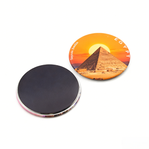 Custom Graphic City Architecture Souvenir Refrigerator Decor Gift Wholesale Metal <b>Fridge</b> Magnet - Product Image 2