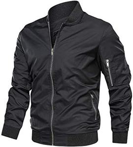 Chaquetas de Ciclismo de invierno para hombre con cremallera completa manga larga tapón de viento piel de vaca cuero impermeable y transpirable-Tallas grandes - Product Image 1