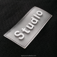 Écussons personnalisés en PVC souple écologique, gaufrés/découpés, en feutre non tissé, forme fleur, support plat, logo 2D/3D, pour équipement tactique et uniformes