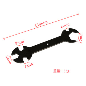 Llave KINGROON 5 en 1 para ajuste de boquillas de impresora 3D, herramienta metálica con múltiples tamaños 6, 7, 8, 9 mm y fijación de bloque de calentamiento - Product Image 3