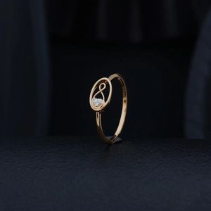 Bague élégante en diamant véritable, bijoux fins de créateur, scintillante, tendance moderne, cadeau de mariage - Product Image 3