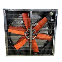 Ventilateur axial mural en acier inoxydable HME SHRV-1380 à roulement à billes, électrique 220V/380V, personnalisable ODM pour serres et fermes avicoles