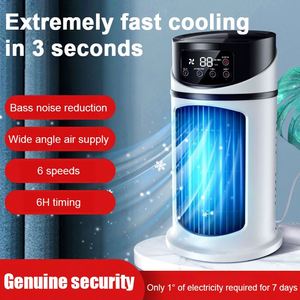 Ventilateur tour de bureau évaporatif personnel avec humidification et minuterie, rafraîchisseur d'air portable pour la maison - Product Image 2