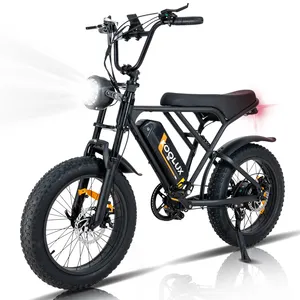 Vélo électrique 1000w Ebike 20 * 4Fat Tire E-bike 250w Vélo électrique USA UE Fatbike hybride adulte 25 km/h 48V stock prêt à l'emploi