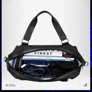 Luxury <strong>Mens</strong> Nylon <strong>Weekender</strong> Duffle <strong>Bags</strong> Waterproof Travel Tote with Luggage Sleeve Large Carry on Duffel <strong>Bag</strong> - Product Image 3