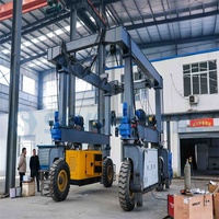 Grue mobile à portique hydraulique 30t à faible entretien pour entrepôt de stockage de charbon