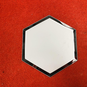 <span class=keywords><strong>Miroir</strong></span> mural hexagonal argenté <span class=keywords><strong>bronze</strong></span> <span class=keywords><strong>fumé</strong></span>, <span class=keywords><strong>miroir</strong></span> décoratif mural - Product Image 5