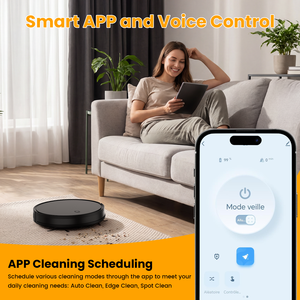 Robô de Limpeza Inteligente para Casa OEM/ODM, Robô Automático de Limpeza de Piso, Robô de Limpeza Inteligente para Casa, Molhado e Seco - Product Image 4