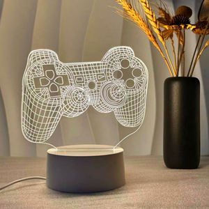 Customized 3D Game Room Desktop Lamp Game Console Icon LED Bedside Night <b>Light</b> - Product Image 4