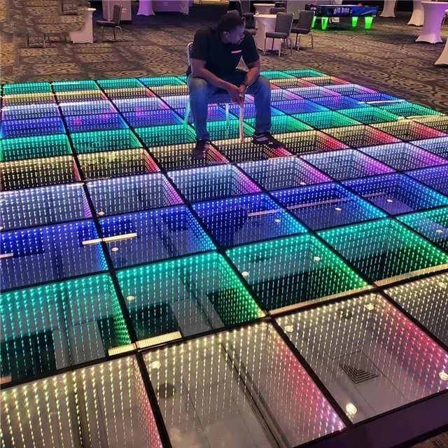 3D Infinity Led Spiegel Dansvloer Led Dance Floor Led Dance Floor