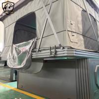 Huntoo Tente de camping personnalisable en aluminium pour benne de camion, légère, avec toit rigide escamotable
