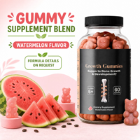 Vitamines Gélifiées D3 pour Enfants et Adolescents avec 5-HTP : Améliore la Mémoire et le Sommeil, Densité Osseuse Améliorée, Complément en Forme de Petits Ours