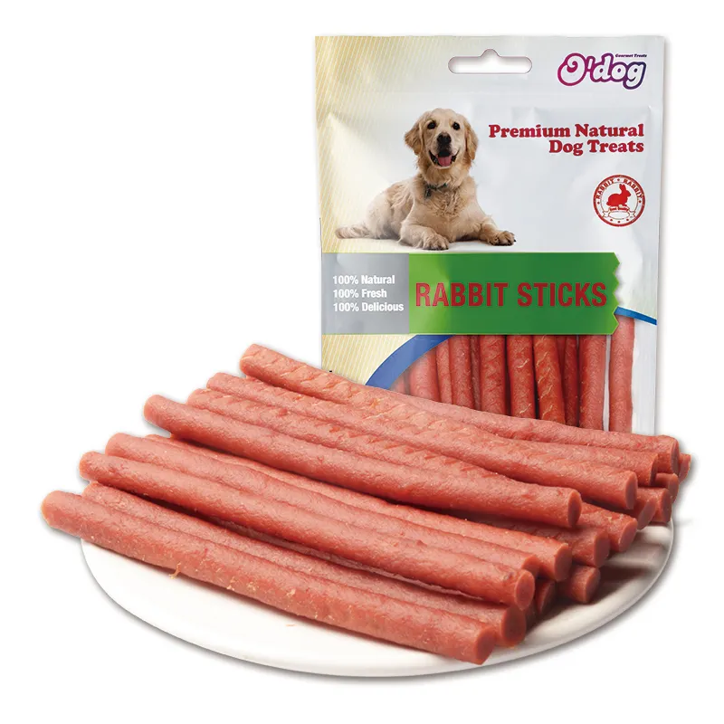 O'dog Gezonde Hondenvoer Snacks Konijn Sticks Dog Stick Traktaties Groothandel Konijn Hond Traktaties