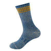 Chaussettes de sport pour hommes en coton biologique, laine mérinos et chanvre, épaisses, déodorantes, respirantes, pour la randonnée, le trekking, le ski